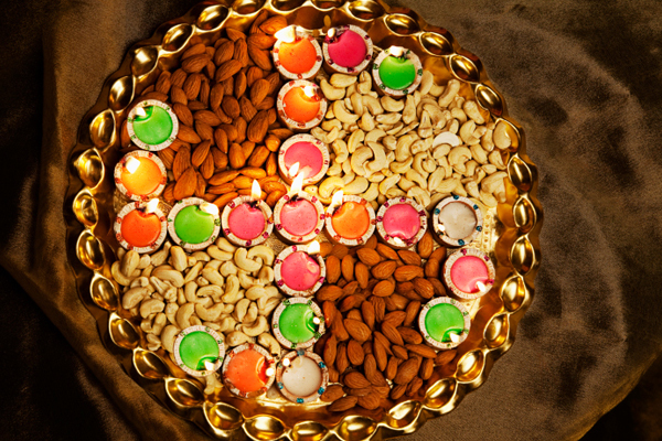Colorful nuts